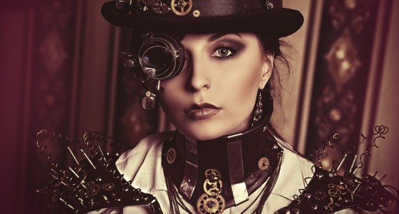 Das passende Make-up für das Steampunk-Kostüm Das passende Make-up für das Steampunk-Kostüm