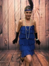 20er Jahre 49 Flapperkleid 20´s 3teilig