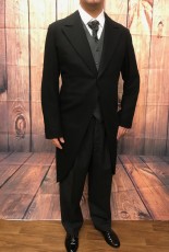 20er Jahre 16 Cutaway Frackjacke mit Stresmannhose
