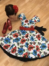 50er Jahre Kostüm  Petticoad Kleid