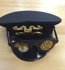 Kopfbedeckung 45 Steampunk Uniformmütze