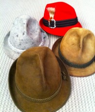 Kopfbedeckung 4 Trachtenhüte