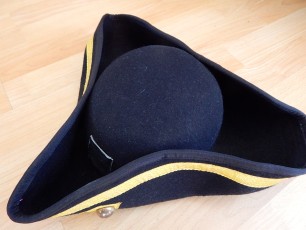 Kopfbedeckung 5 Dreisptiz, Piratenhut