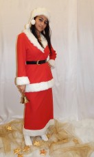 Kirche und Weihnachten 9 Santagirl Nikolaus-Damenkostüm Gr.40 Leihgebühr 25,-€