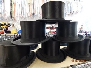 Über uns 30 Chapeau Claque zum Frack
