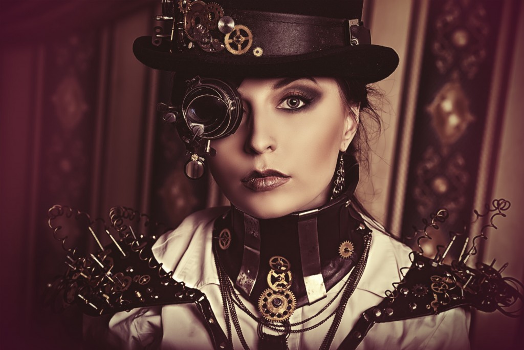 Das passende Make-up für das Steampunk-Kostüm